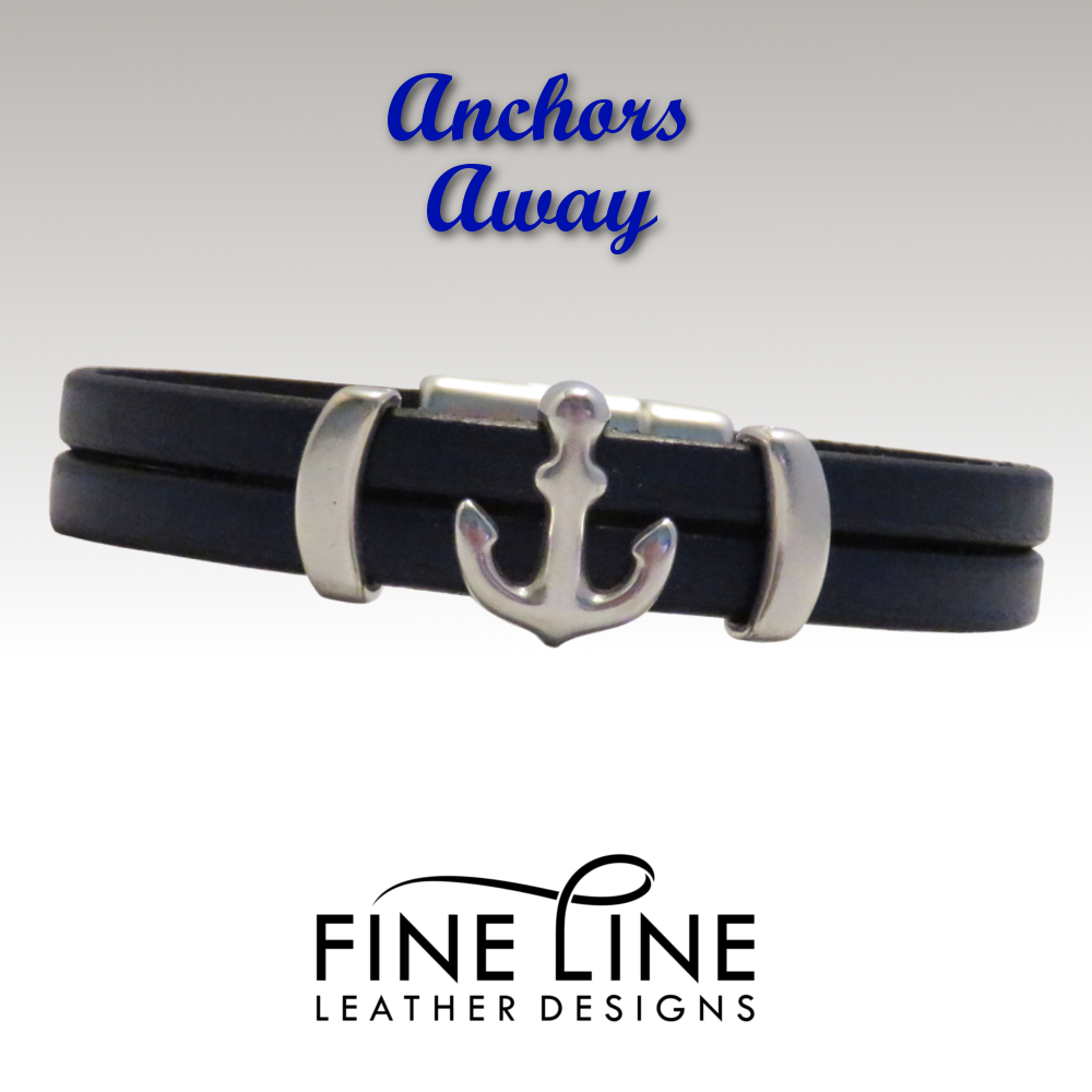 Anchors Away! – Fine Line Leather Designs
